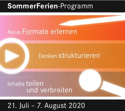 Grafik zu Sommerferienprogramm 2020