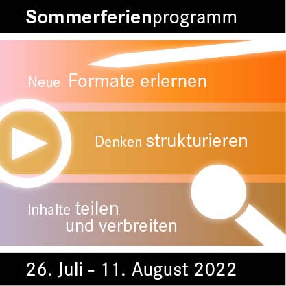 Grafik zum Sommerferienprogramm 2022
